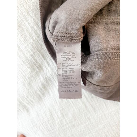 Madewell x MN | Denim Patch-Pocket Micro Mini Skirt | Chalked Fig | Sz 30 - Picture 10 of 11